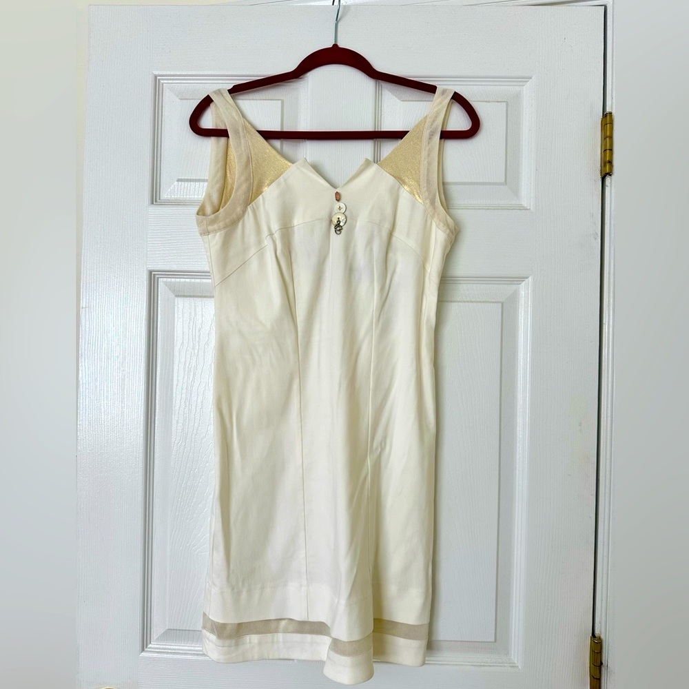 Eliza Caveletti ivory dress size Small.